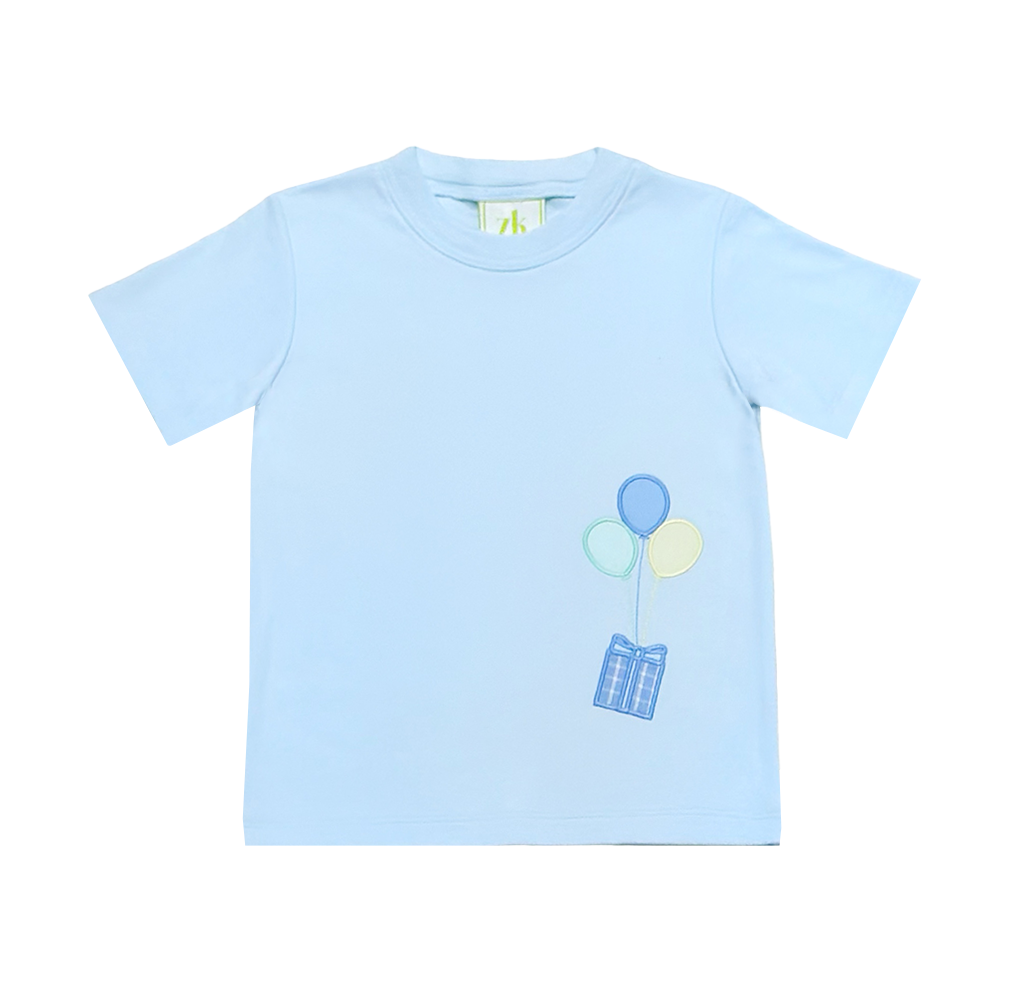 Zuccini Birthday Harry's Play Tee Light Blue Knit 5106