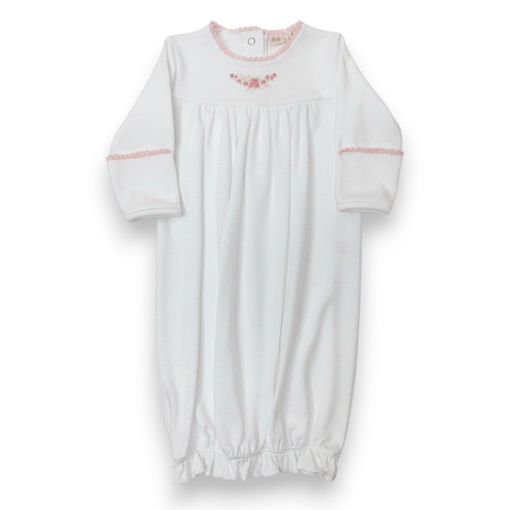 Baby Club Blossom Moon Gown W/Crochet Trim NIG1901365