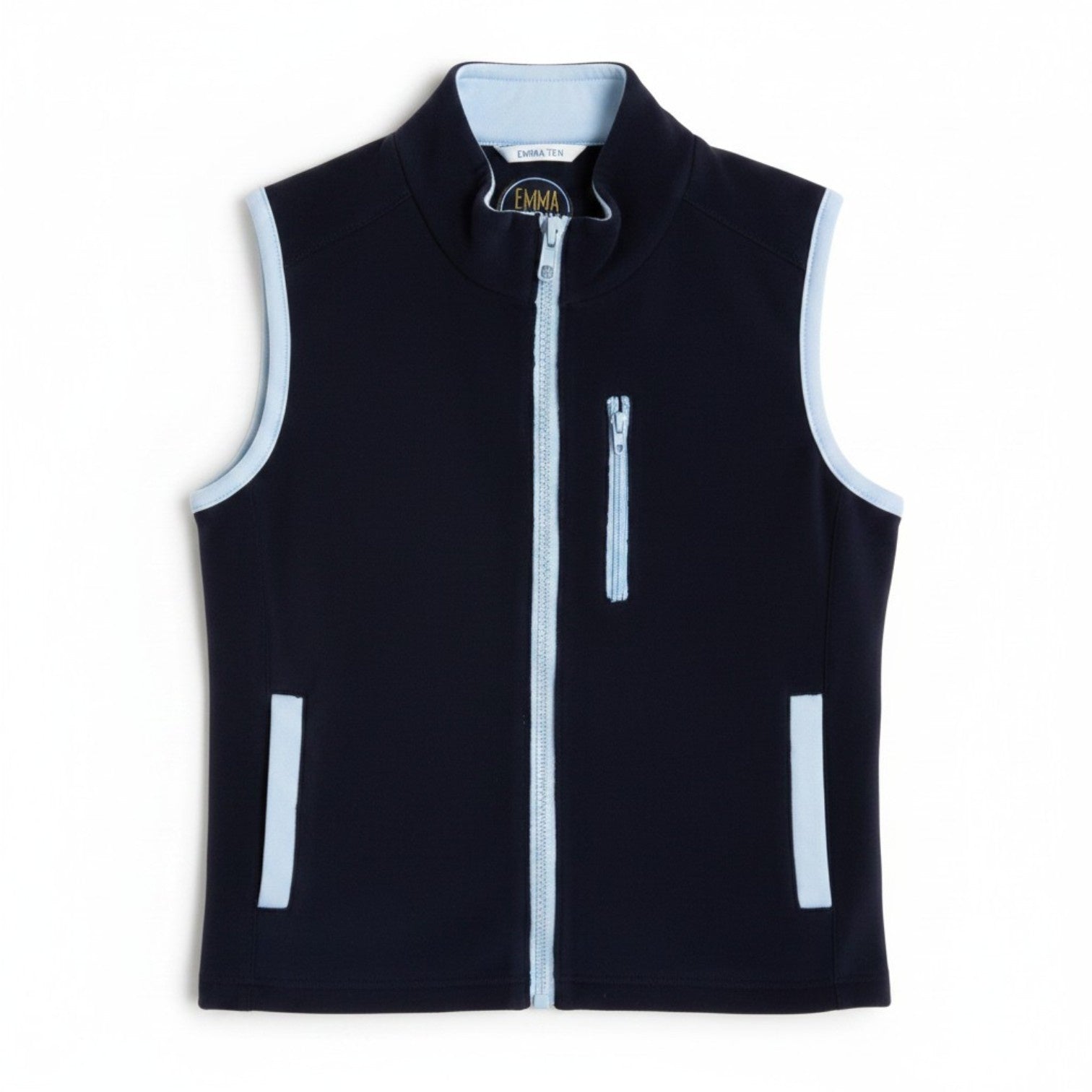 Emma Jean Navy Fleece Vest 1068 5308