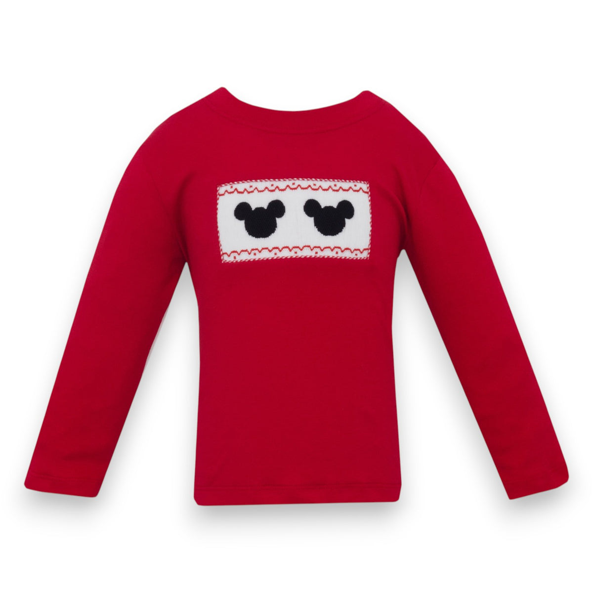 Anavini Mouse Ears Red Knit T-Shirt