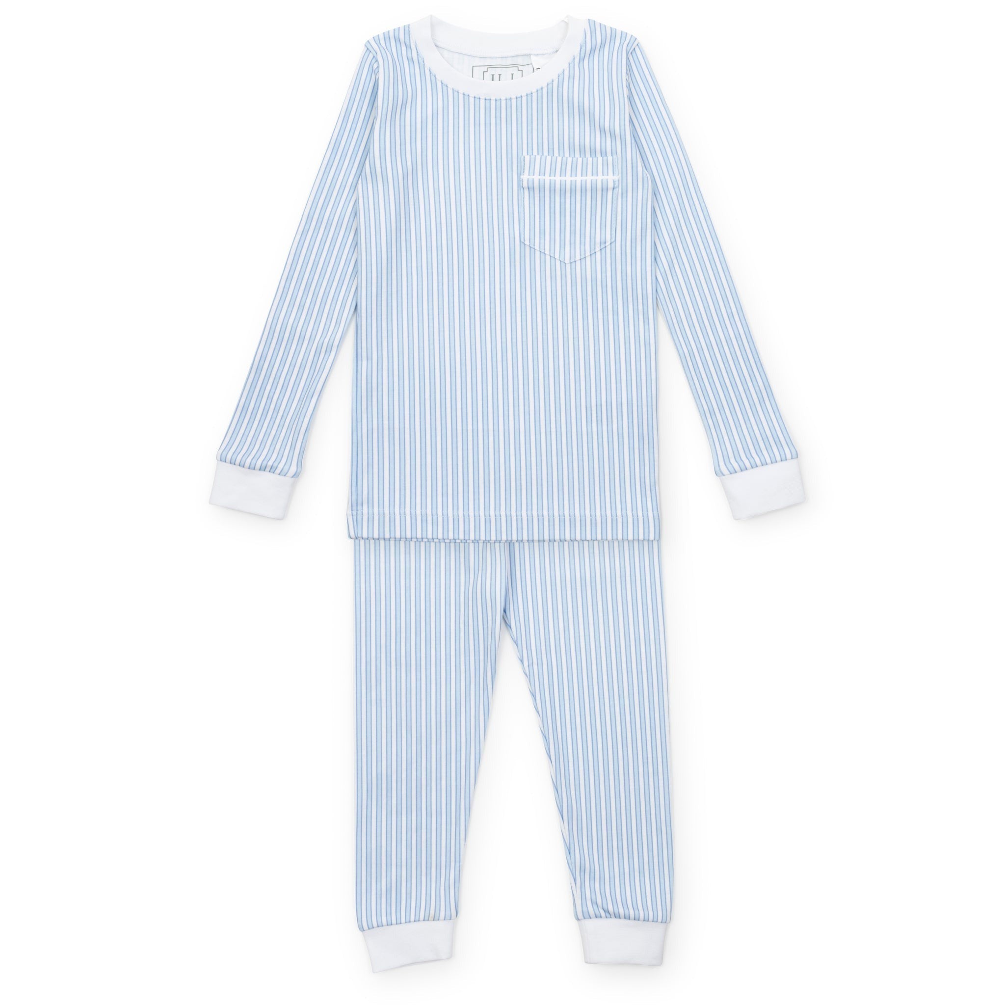 Lila & Hayes Bradford Boys' Pima Cotton Pajama Pant Set Classic Stripe 5208