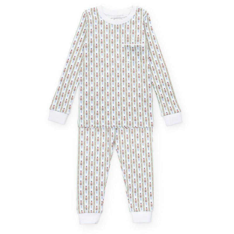 Lila & Hayes Nutcracker Stripe Bradford Boys Pajama Pant Set 5209