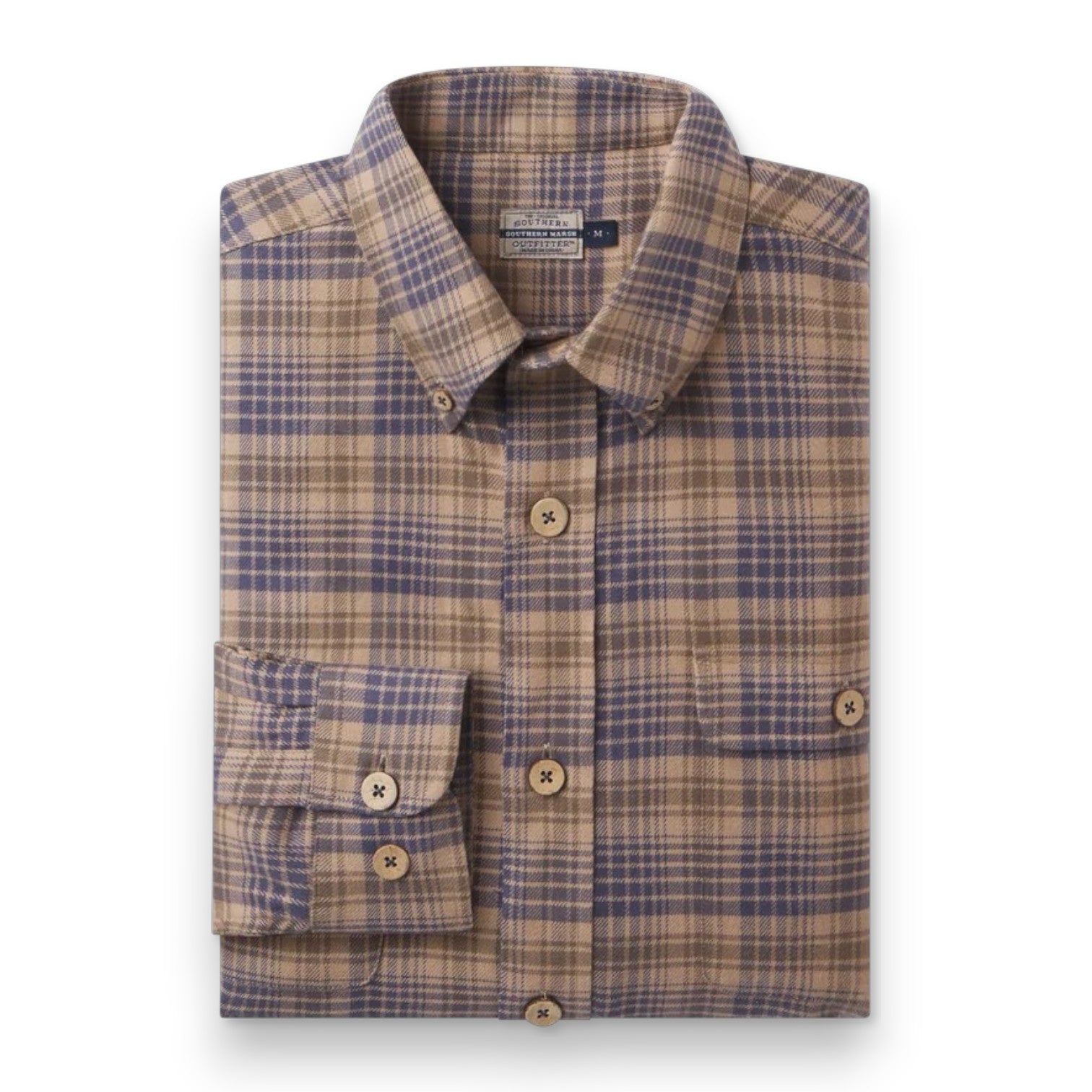 Southern Marsh  Lockhart Windowpane Performance Dress Shirt  YCLTX