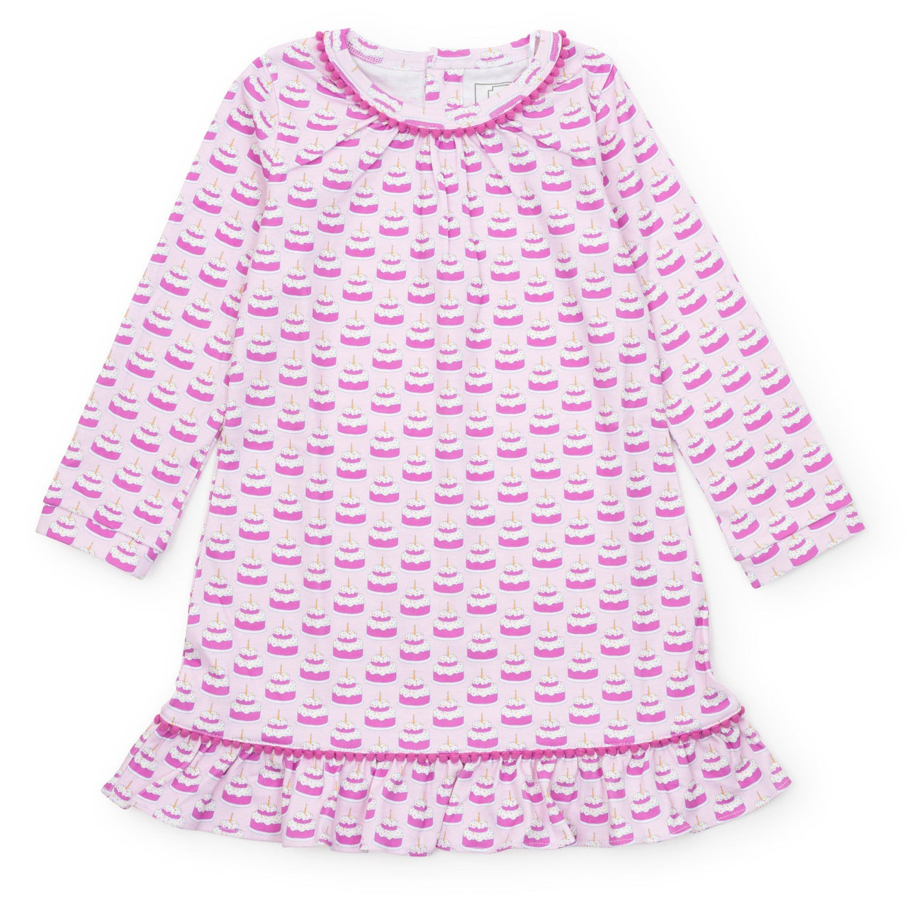 Lila & Hayes Carlin Girls' Dress Birthday Cake Pink 5208