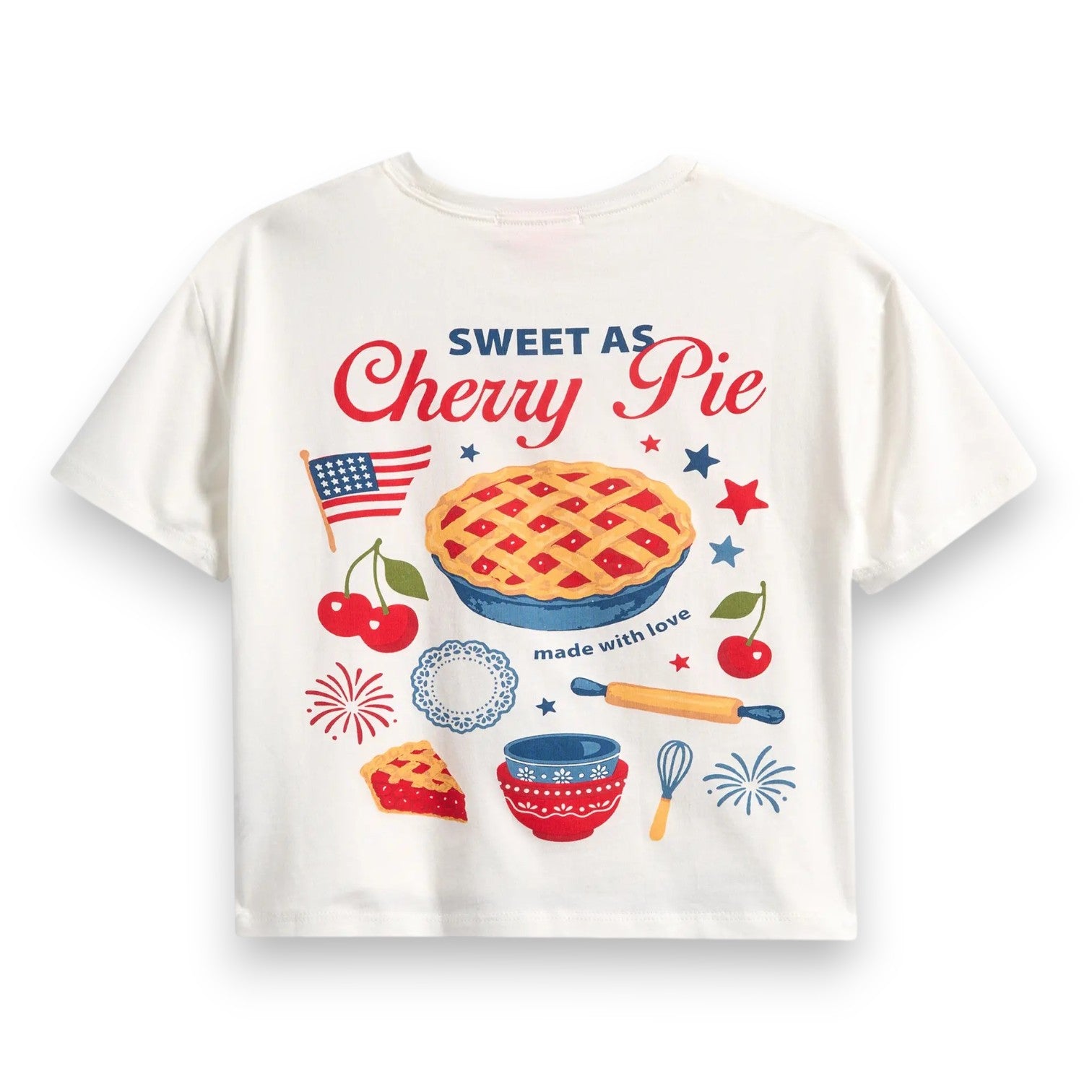 Happy Camper Cherry Pie Youth Tee Y100CRM-2