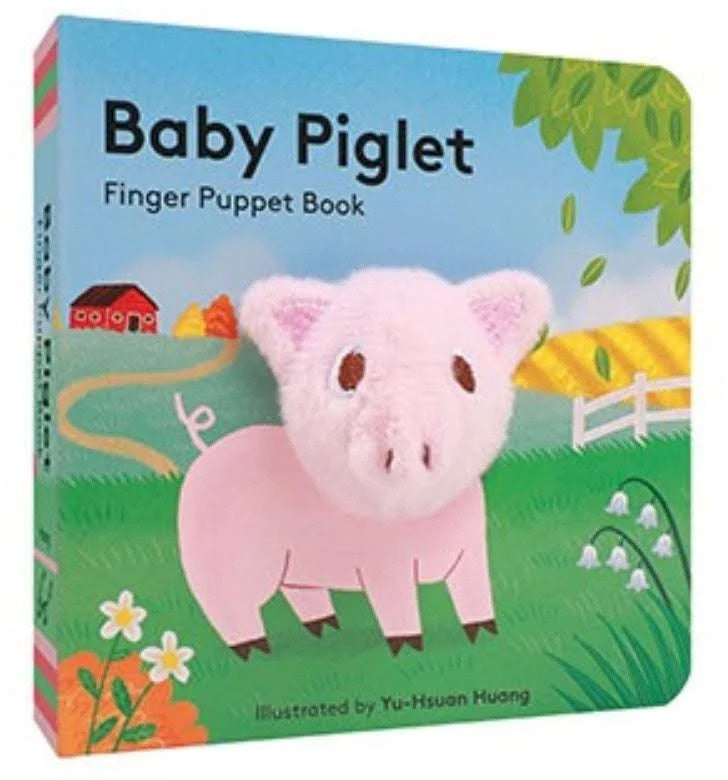 Chronicle Baby Piglet finger puppet bk