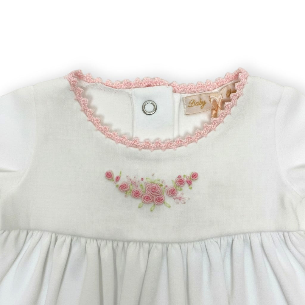 Baby Club Blossom Moon Gown W/Crochet Trim NIG1901365