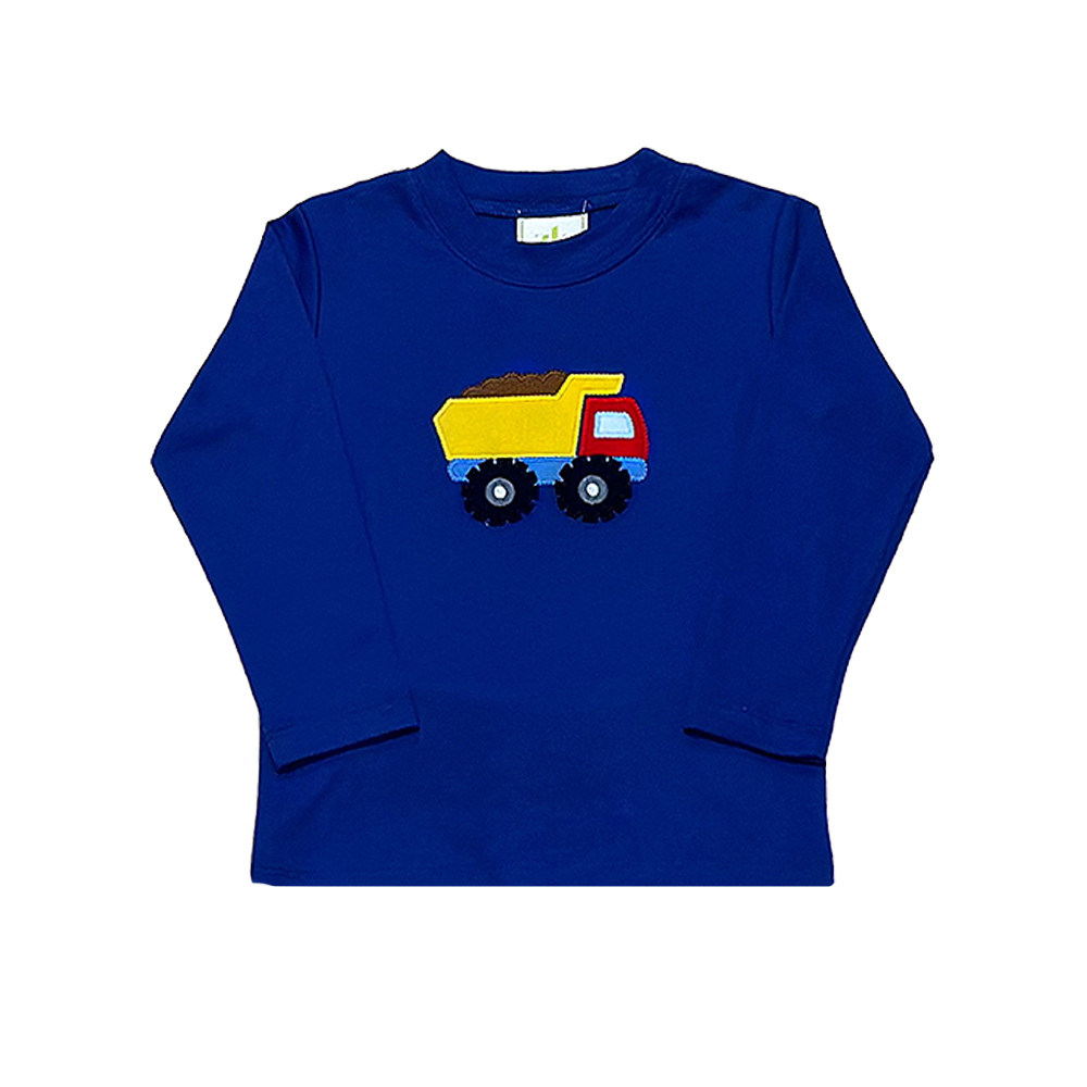 Zuccini Construction Trucks Harry's Play Tee Navy TS Knit ZsB24-CTTSL-KTSN 5108