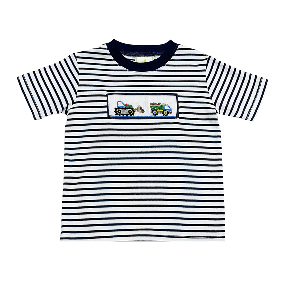 Zuccini Construction Trucks Harry's Play Tee Navy TS Knit ZsB24-CTTSL-KTSN 5108