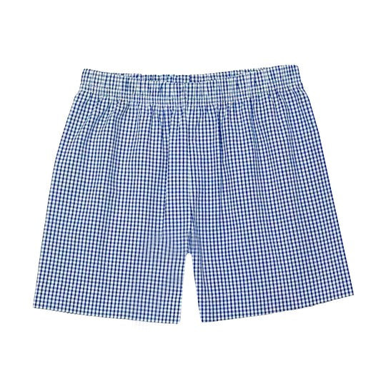 Zuccini Adam Short Royal Blue Mini Gingham 5301