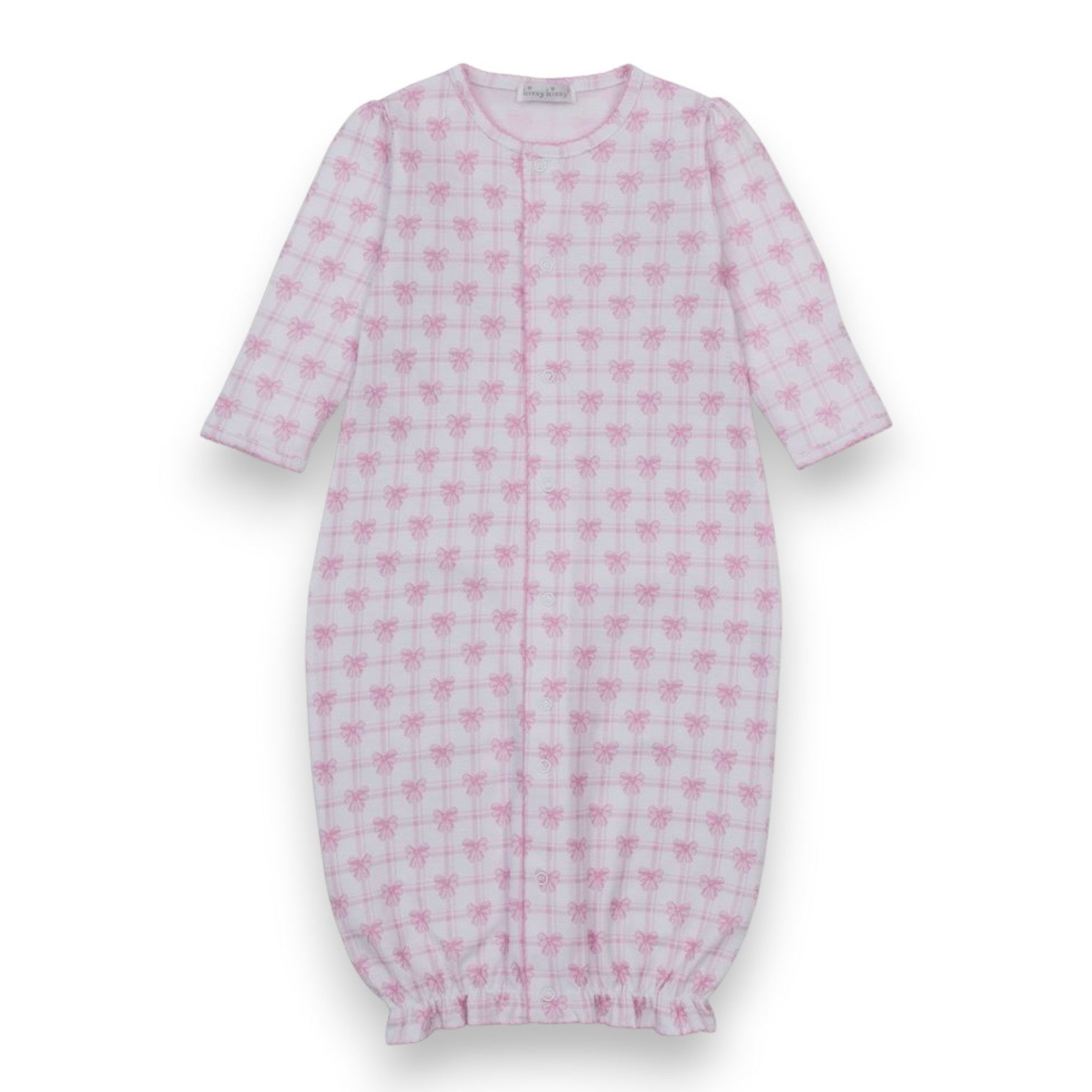 Kissy Kissy Windowpane Bows Converter Gown PRT  5306