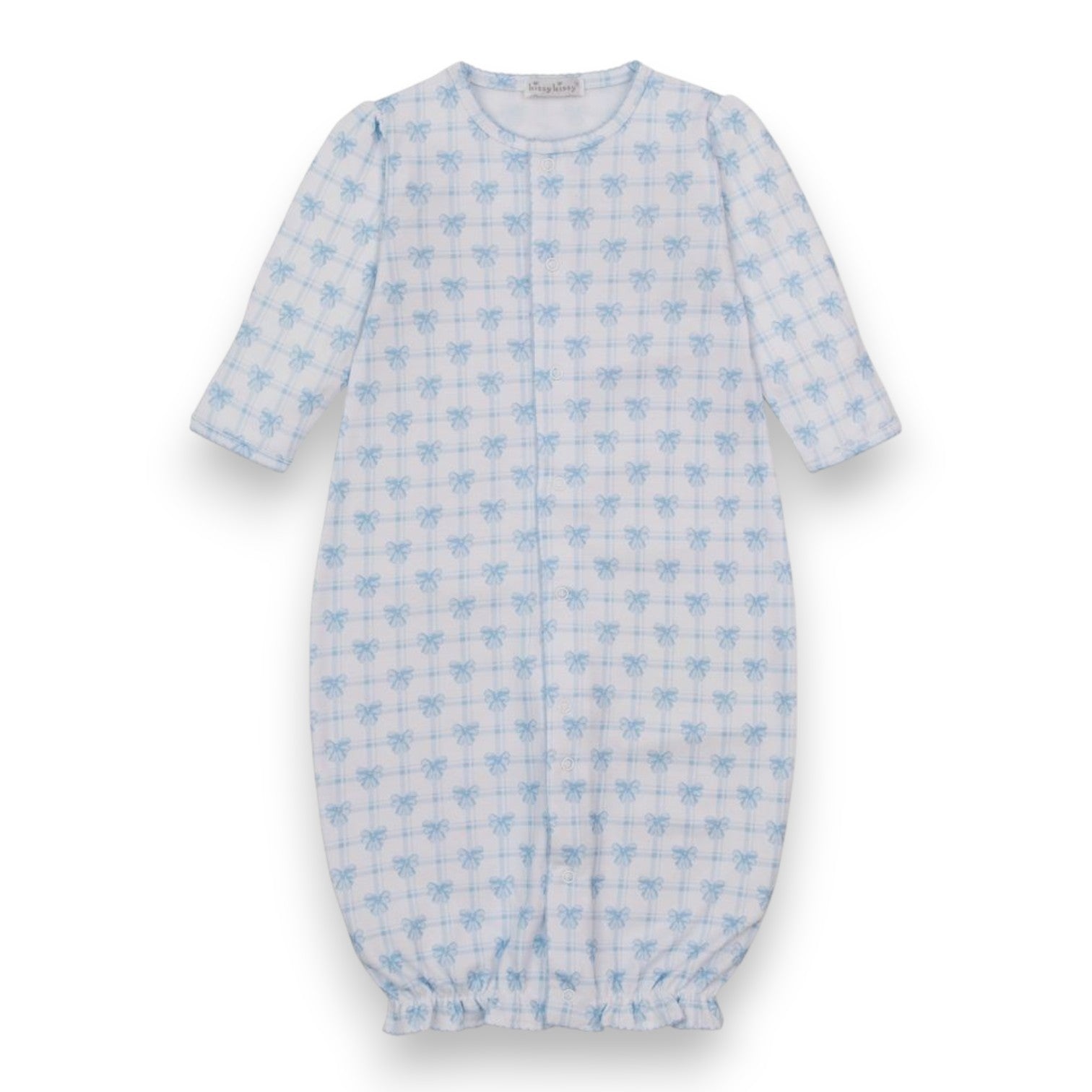 Kissy Kissy Windowpane Bows Converter Gown PRT  5306