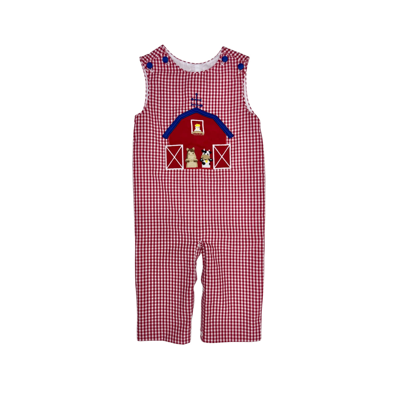 Zuccini Farm Ashton Longall Red Medium Check 5208