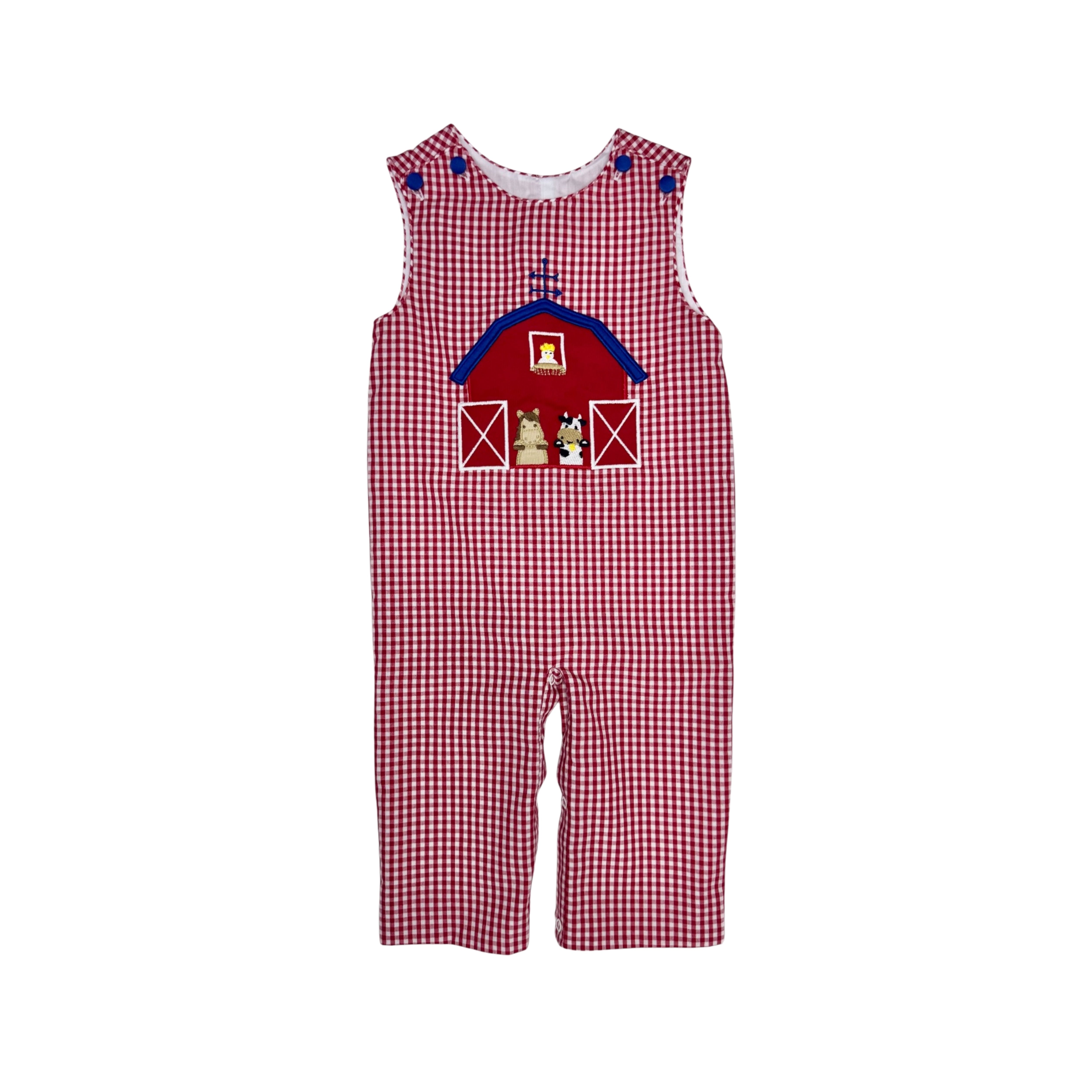 Zuccini Farm Ashton Longall Red Medium Check 5208
