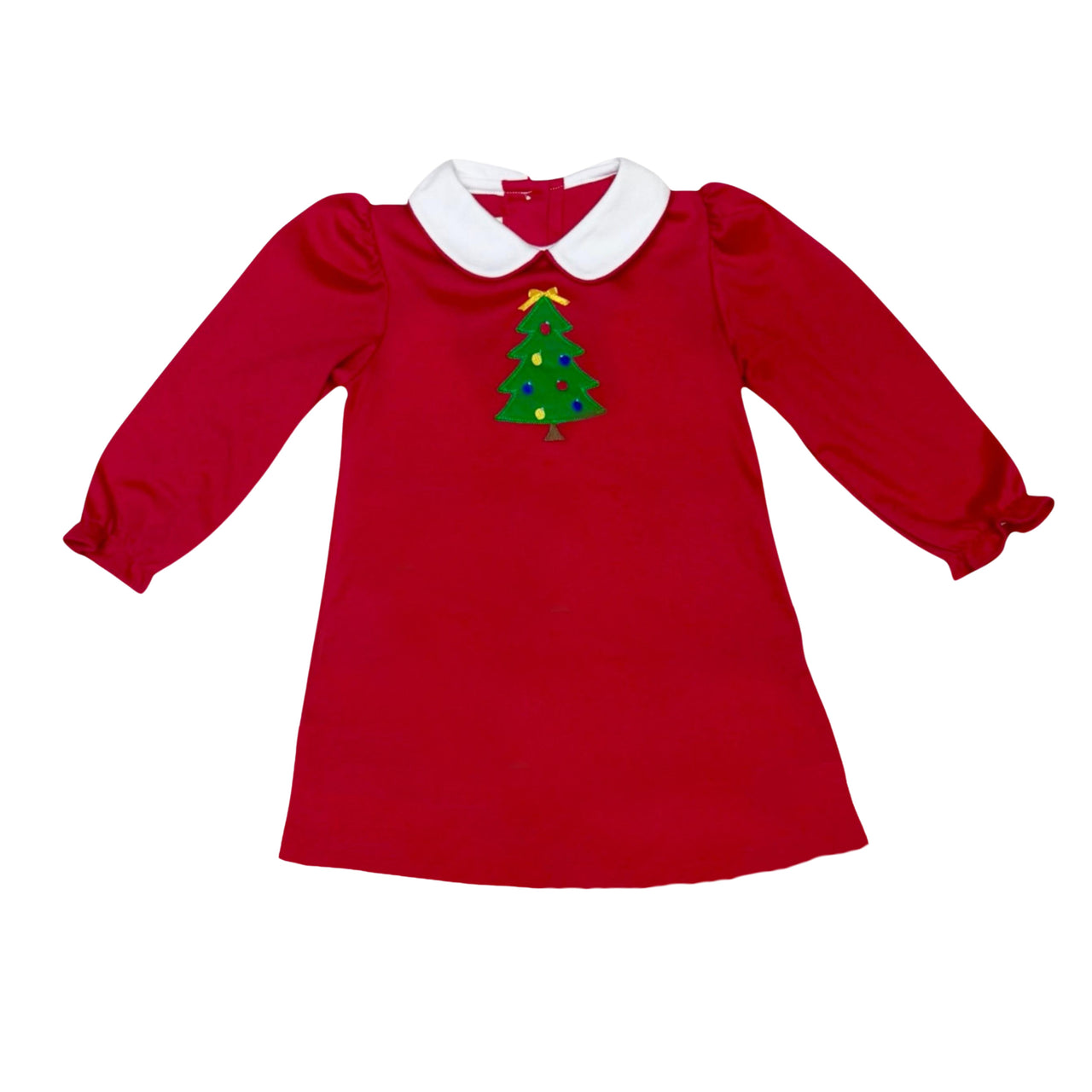 Zuccini Little Christmas Tree Louisa Dress Red Knit 5208