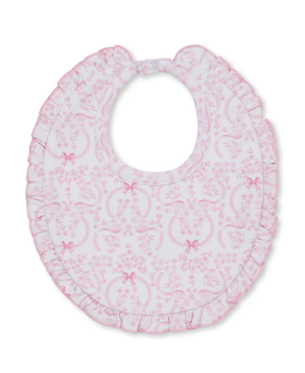 Kissy Kissy Delicate Blooming Bows Bib