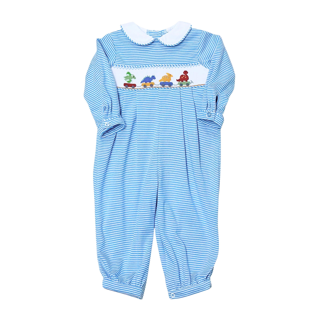 Zuccini Dino Festival Brandon Bubble Periwinkle Bitty Stripe Knit 5210