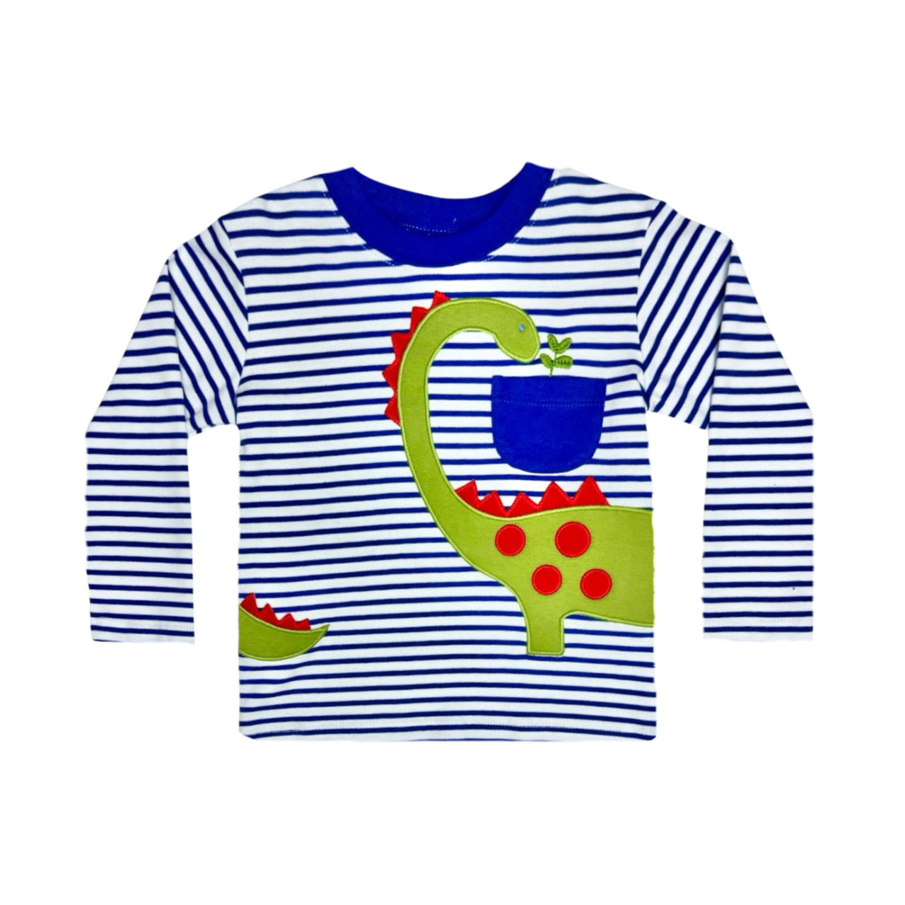 Zuccini Dino Jacob's Play Tee Royal Blue Stripe 5210