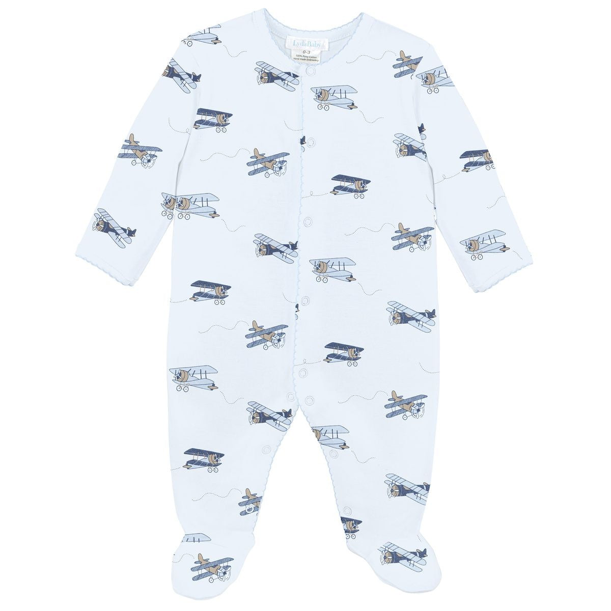 Lyda Baby Enjoy the Flight Footie PP03C-7310LB 5207