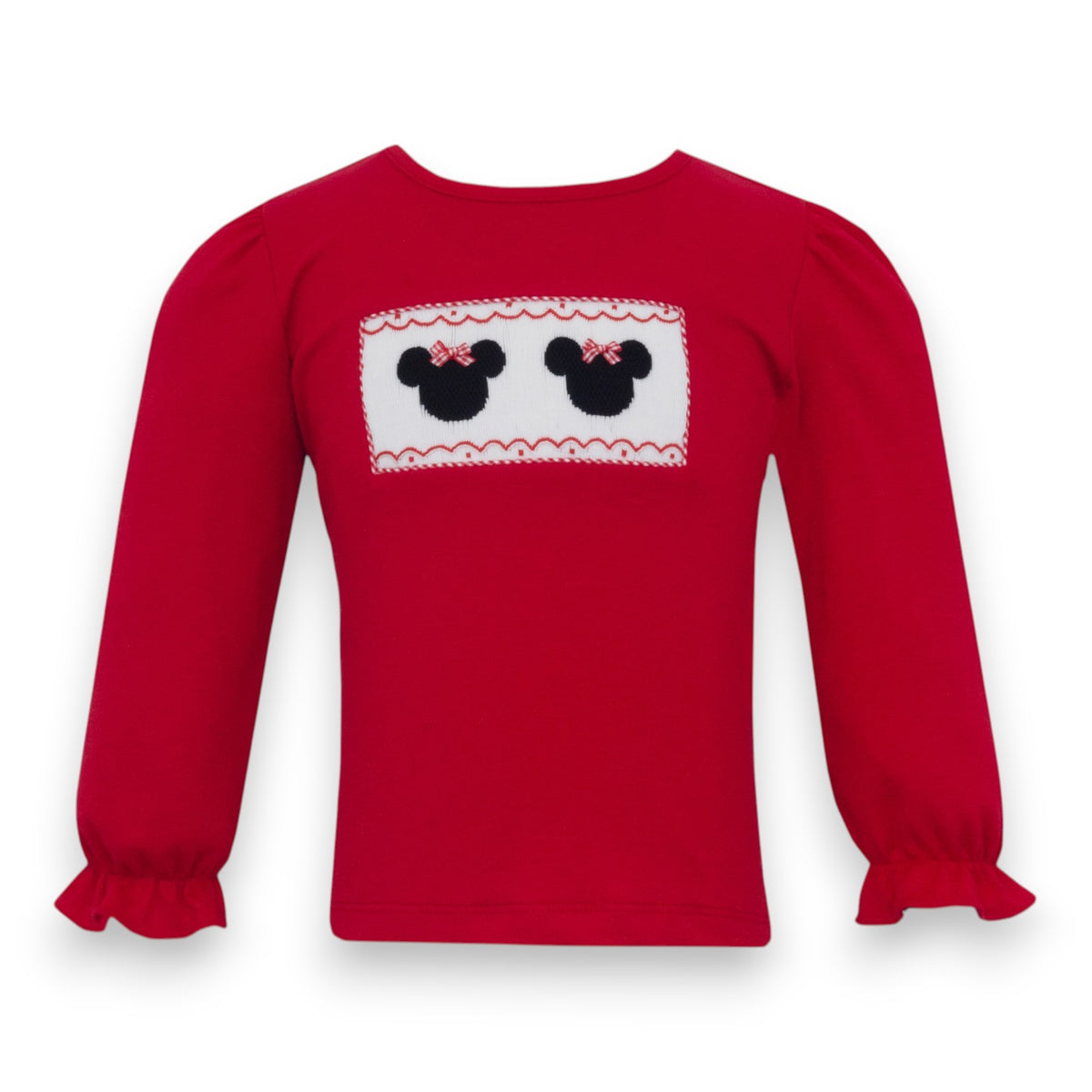 Anavini Mouse Ears Red Knit T-Shirt