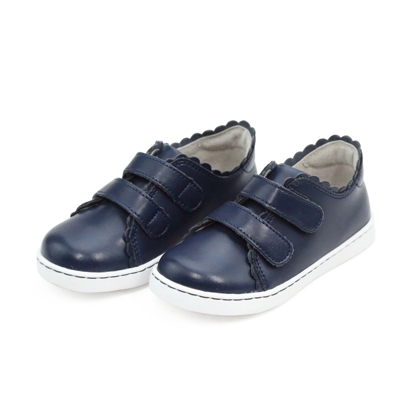 Lamour Caroline Scalloped Sneaker 678 Navy