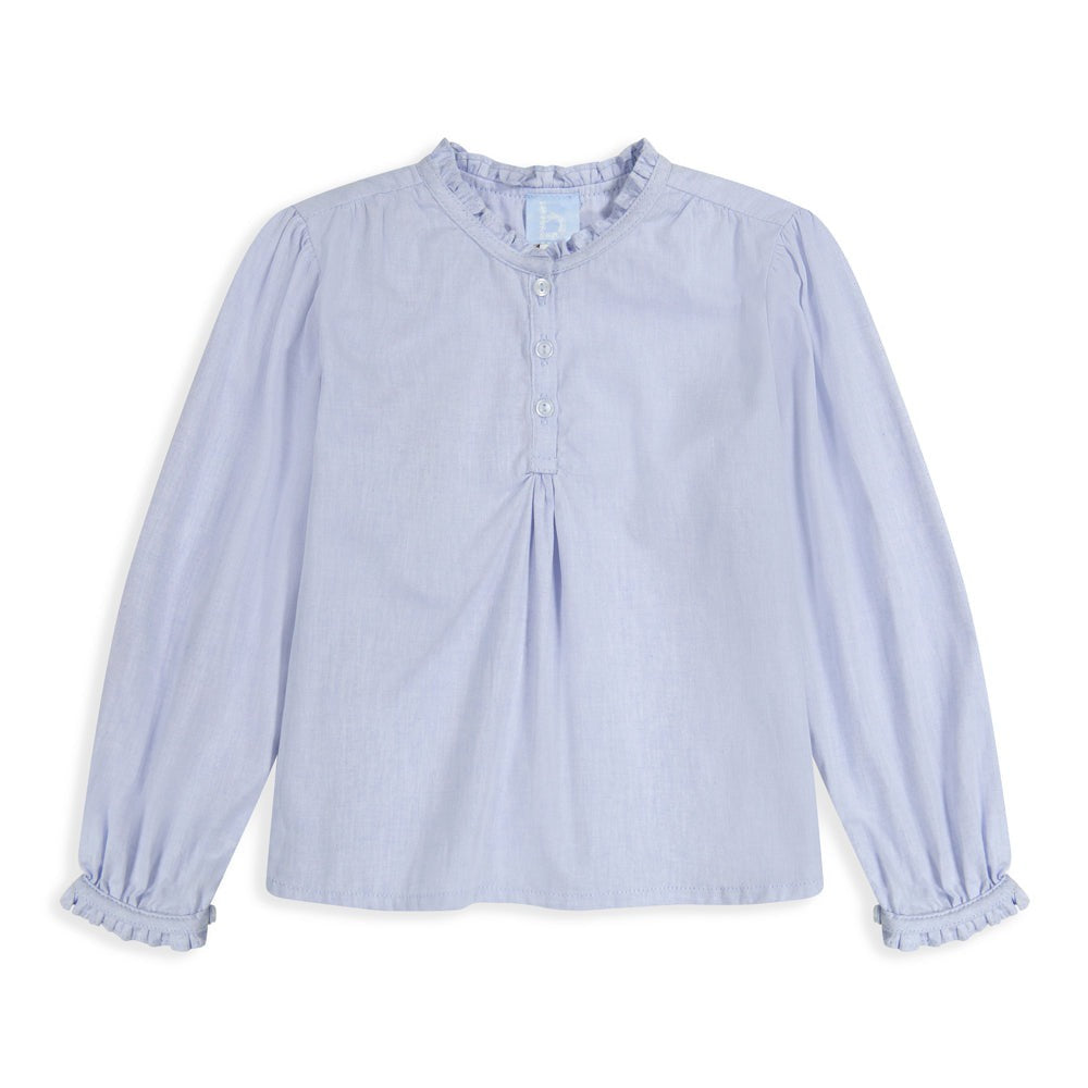 Bella Bliss Blue Chambray Morgan Blouse F224 5109