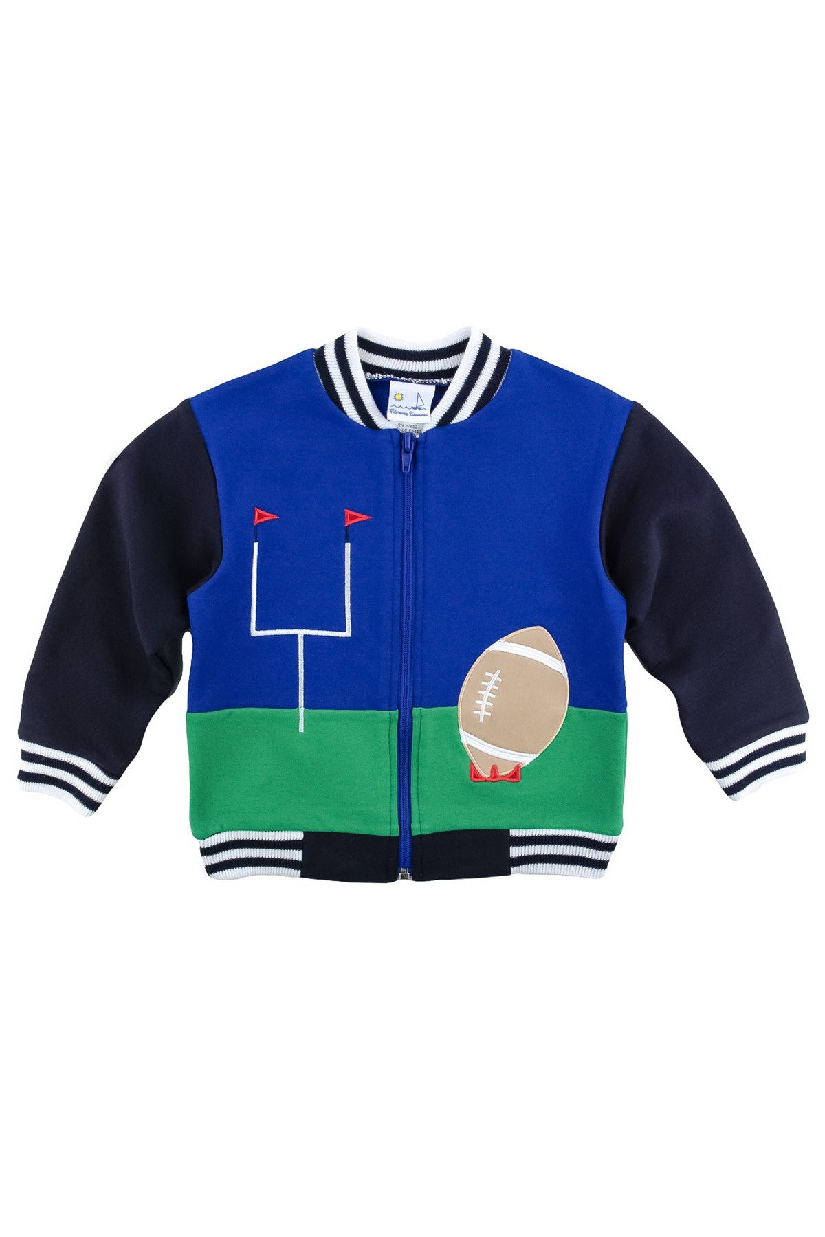 Florence Eiseman French Terry Jacket W/Football F5450 5107