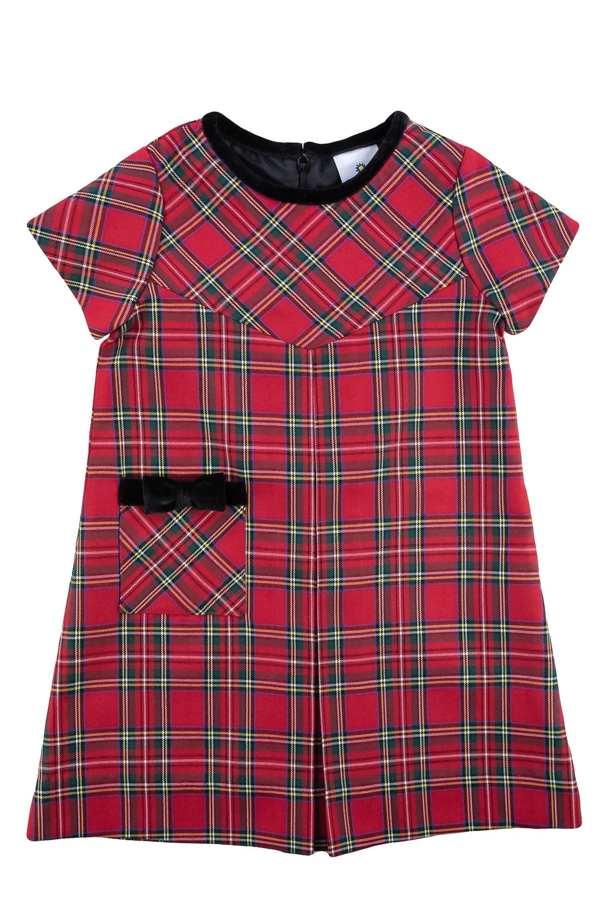 Florence Eiseman Tartan Plaid Dress W/Front Pleat F5550 5107