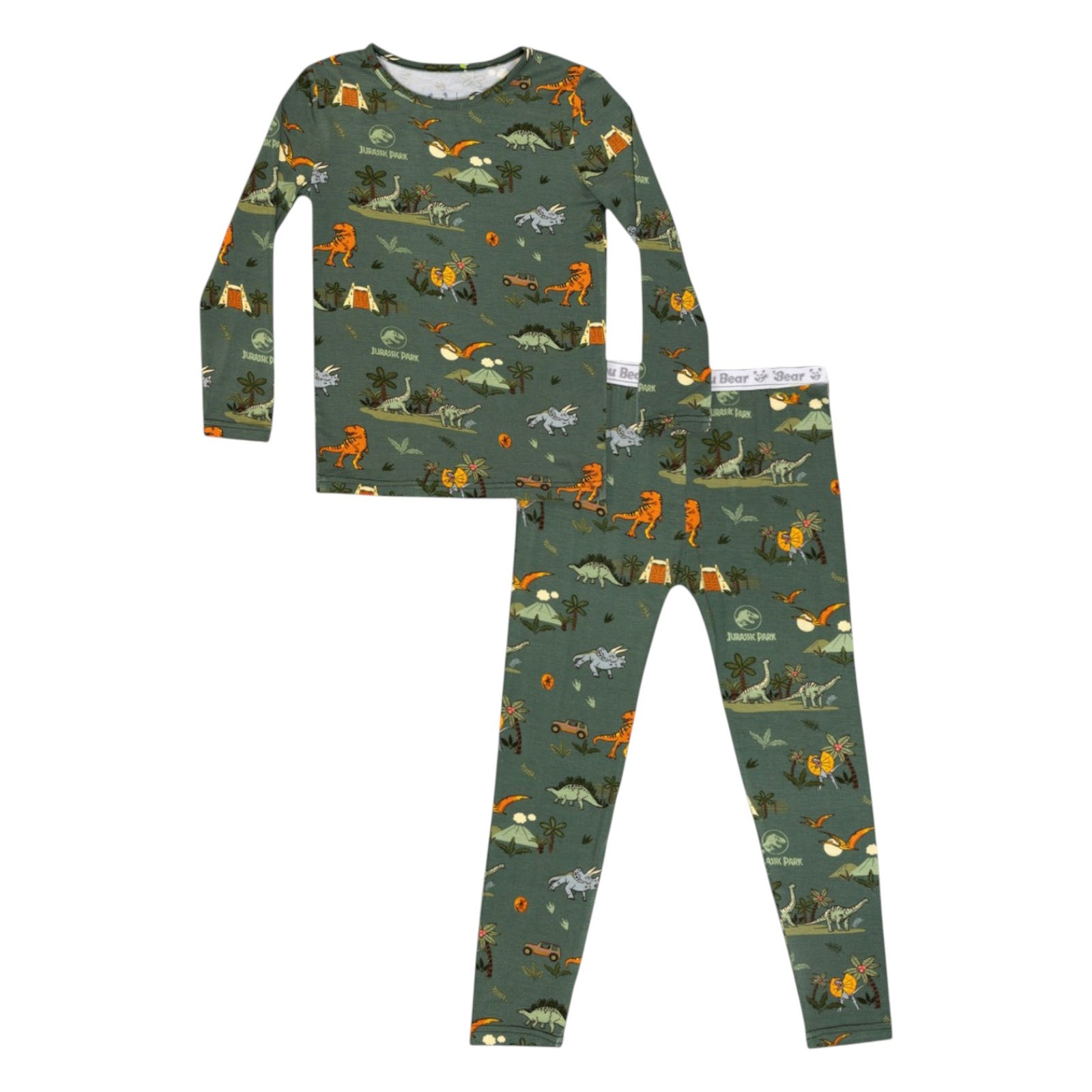 Bellabu Bear Jurassic Park Core Bamboo Kids Pajama 5208