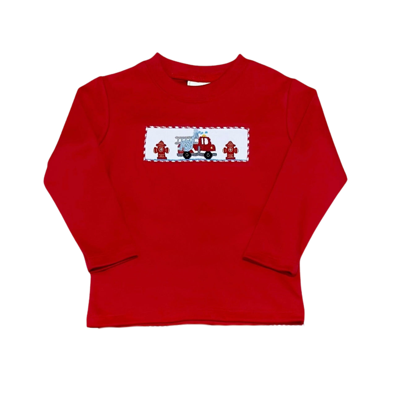 Zuccini Firetruck Harry's Play Tee LS Red Knit 5208
