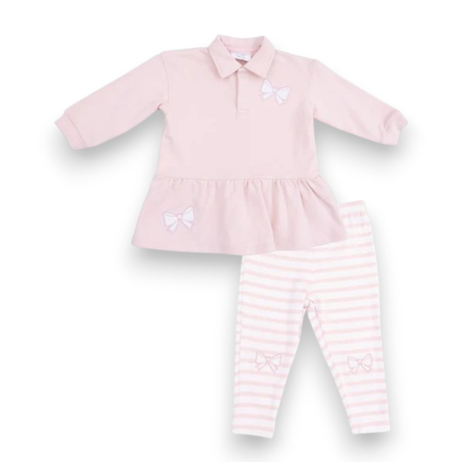 Angel Dear Football Dot and Stripe Polo Dress & legging 1489B-F26-FDS 5308