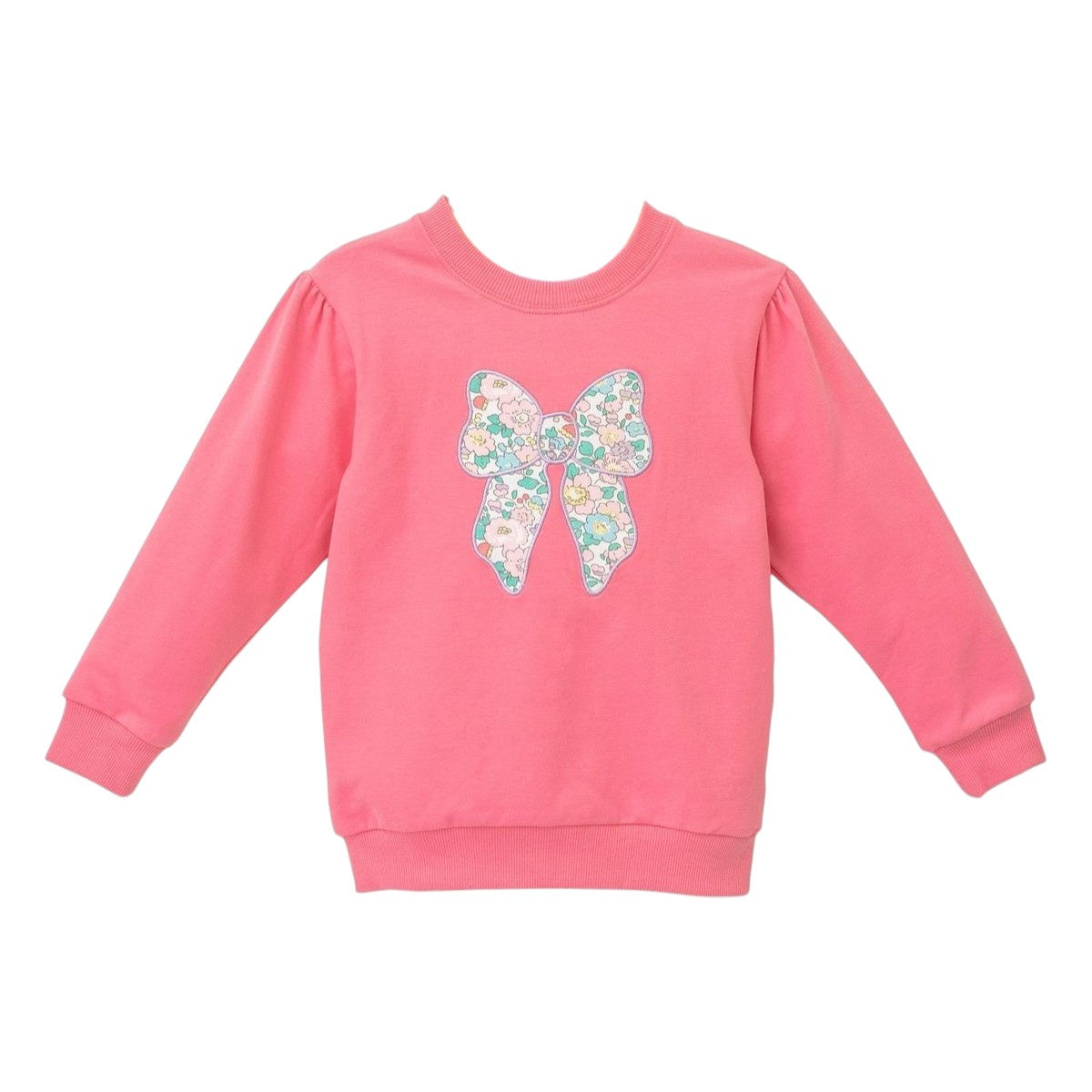 Trotter Street Kids French Terry Pullover Bow TSK-02186 5208
