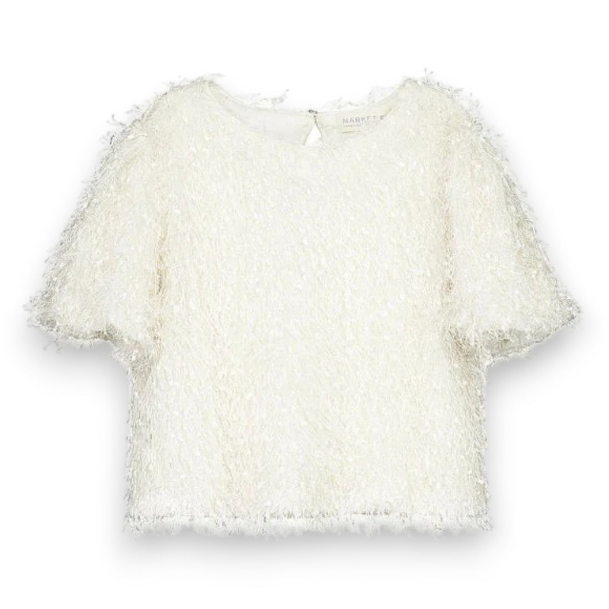 Mayoral Fringed Top Oat 7067 5309