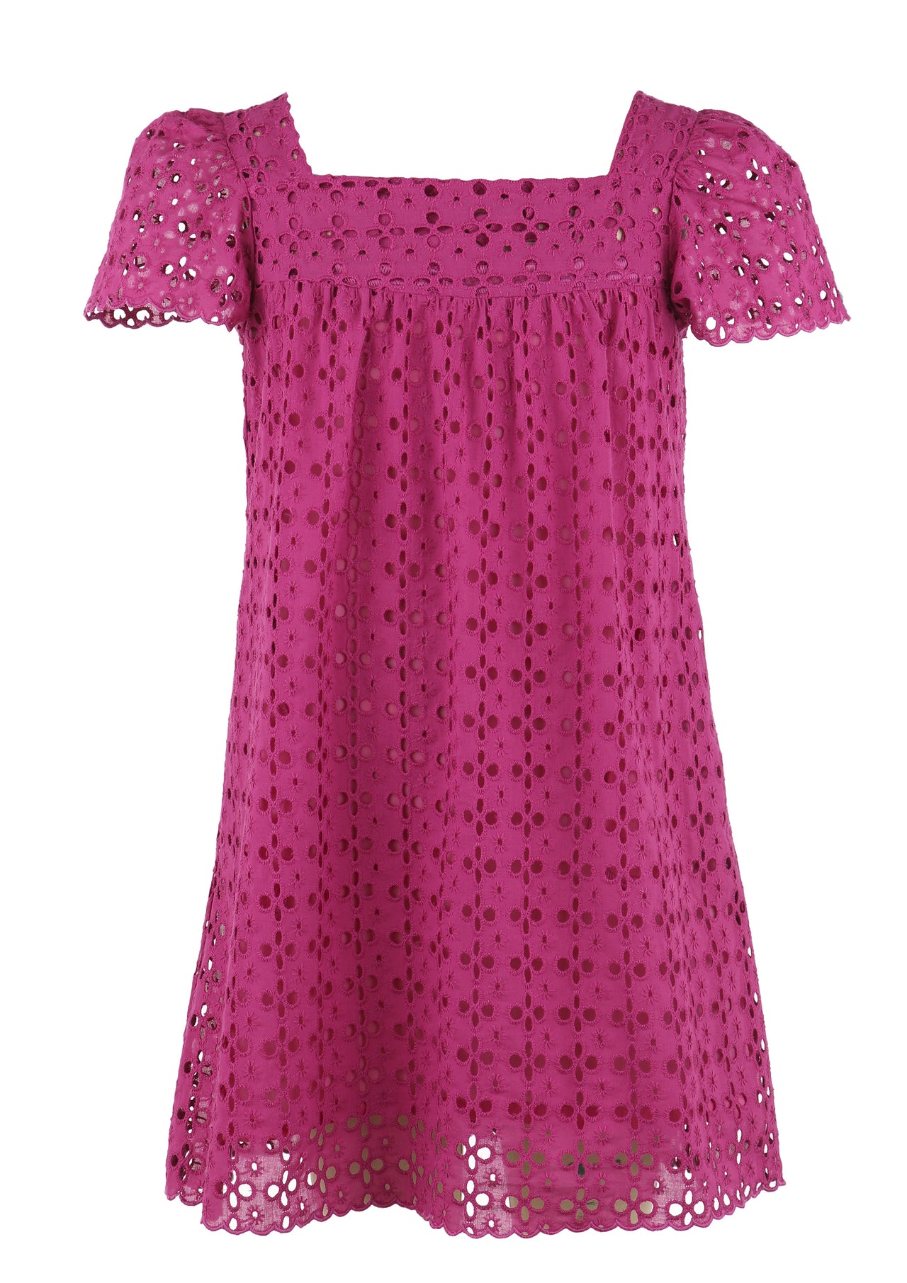 Gabby Emma Eyelet Dress Purple G2213 5202