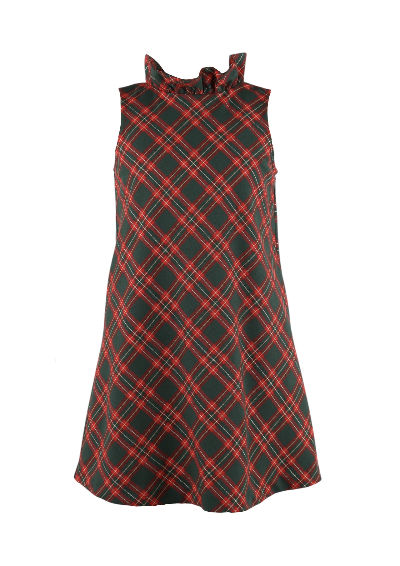 Gabby Blair Plaid Dress Red G2329 5210