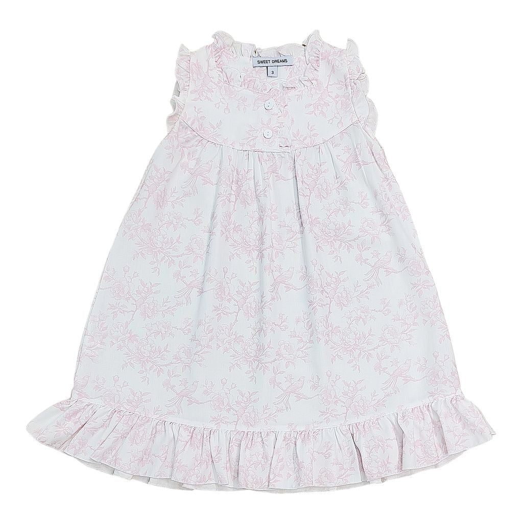 Sweet Dreams Victoria Pink Toile Print Gown GO275 5302