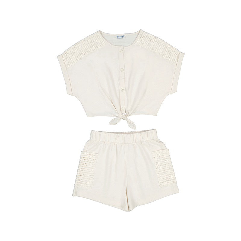 Mayoral Cream Short Set 6222 5201