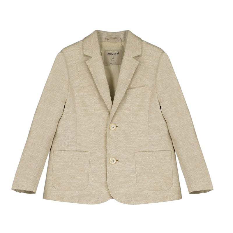 Mayoral Sand Linen Blazer 3417 5202