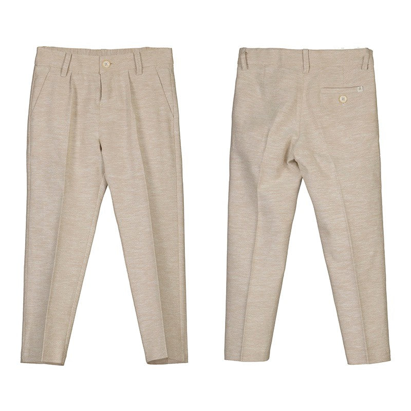 Mayoral Sand Linen Pants 3563 5201