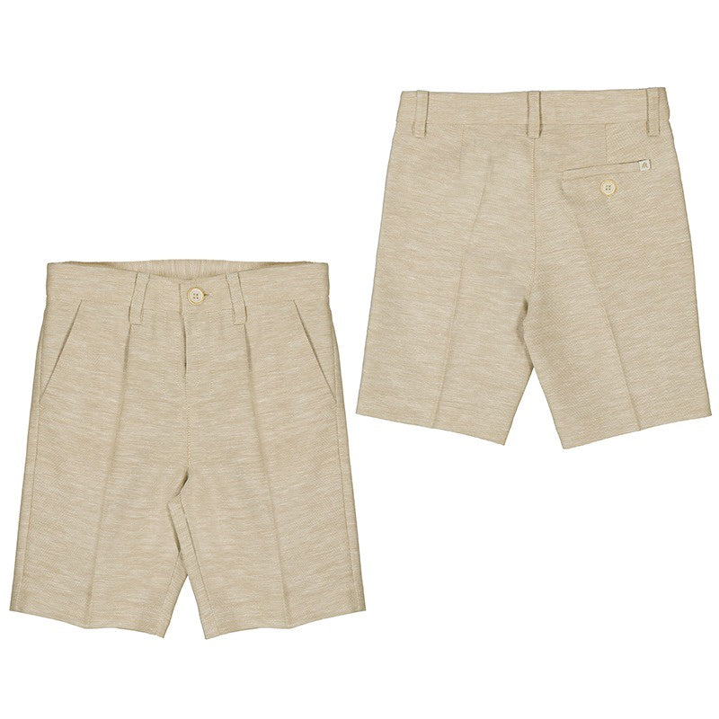 Mayoral Sand Linen Bermuda Shorts 3217 5201