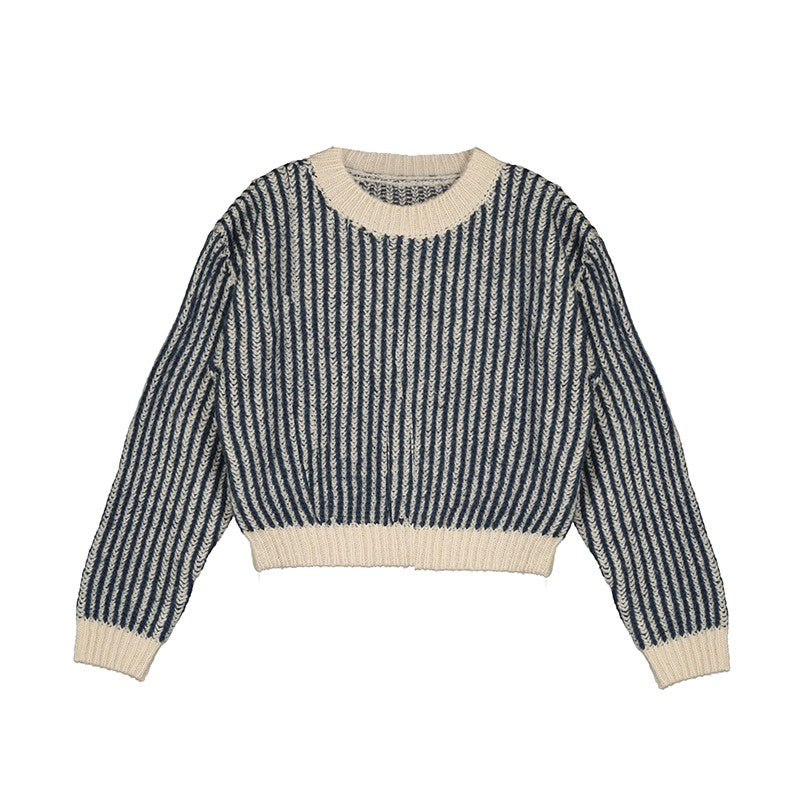 Mayoral Striped Sweater Petroleum 7315 5207