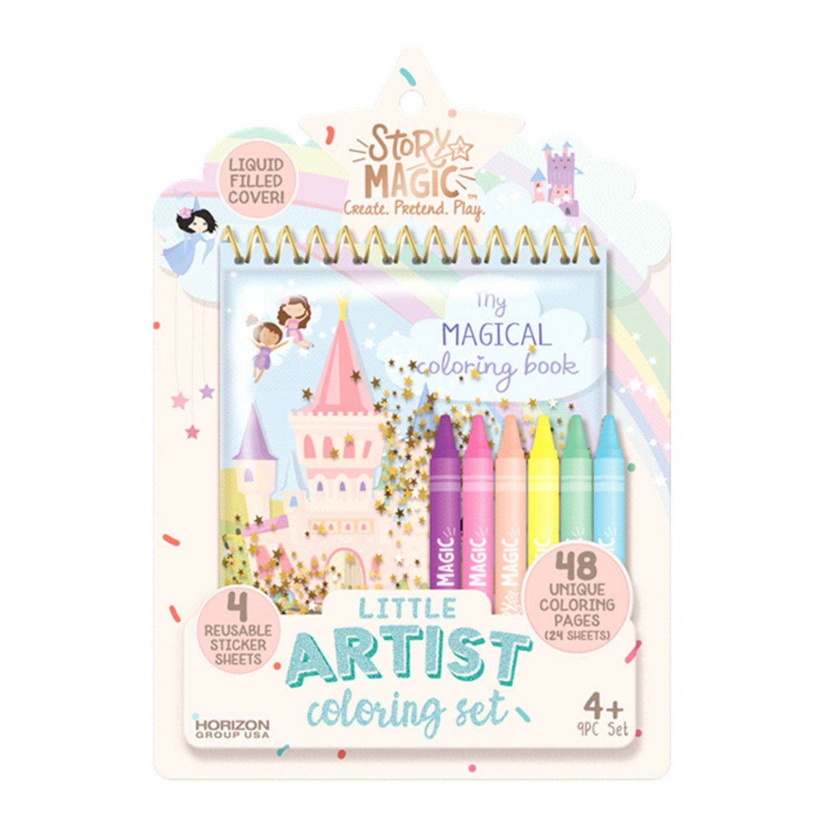 US Toy Little Art Coloring Set