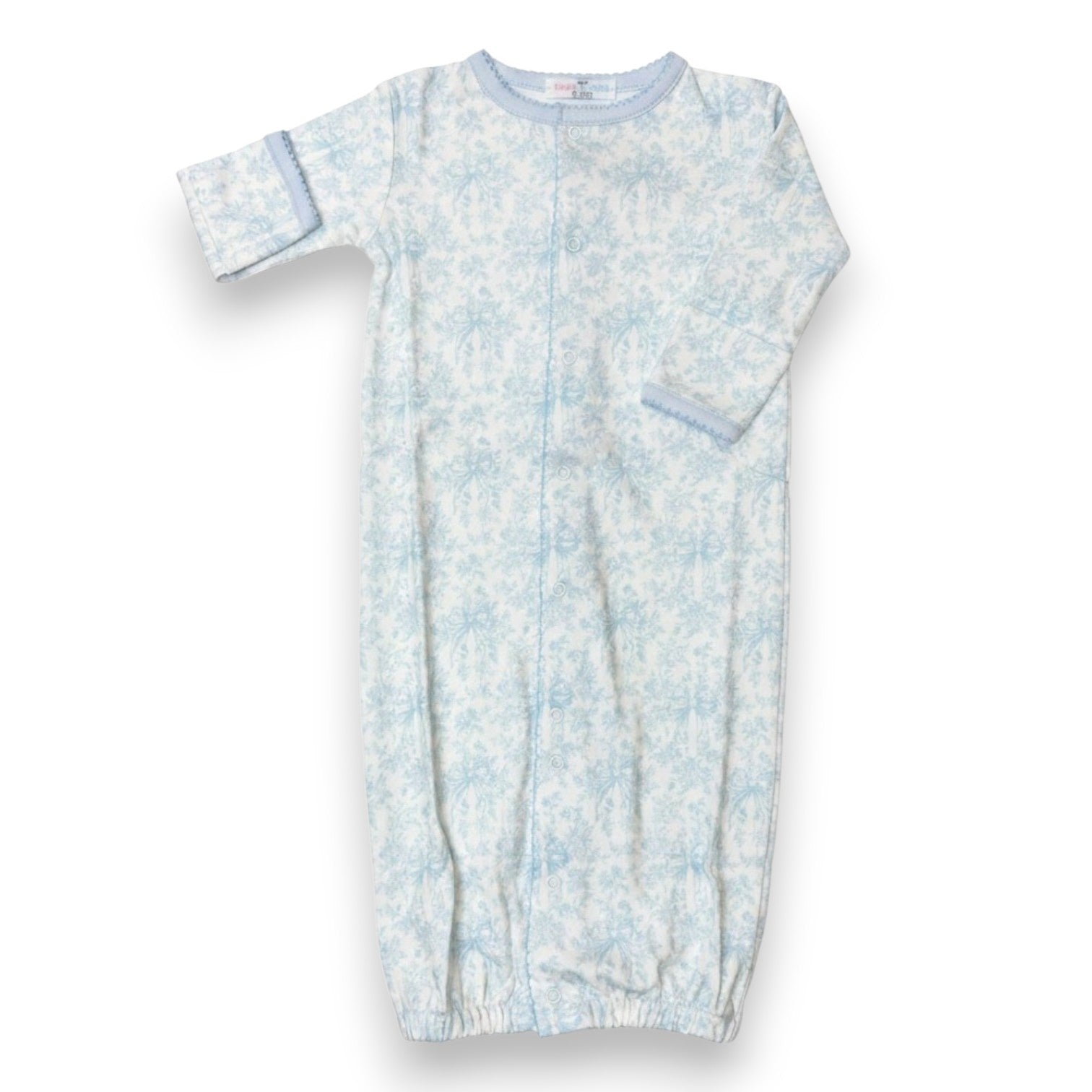 Baby Loren Sisi Blue Toile Ride Converter Gown HSI-912