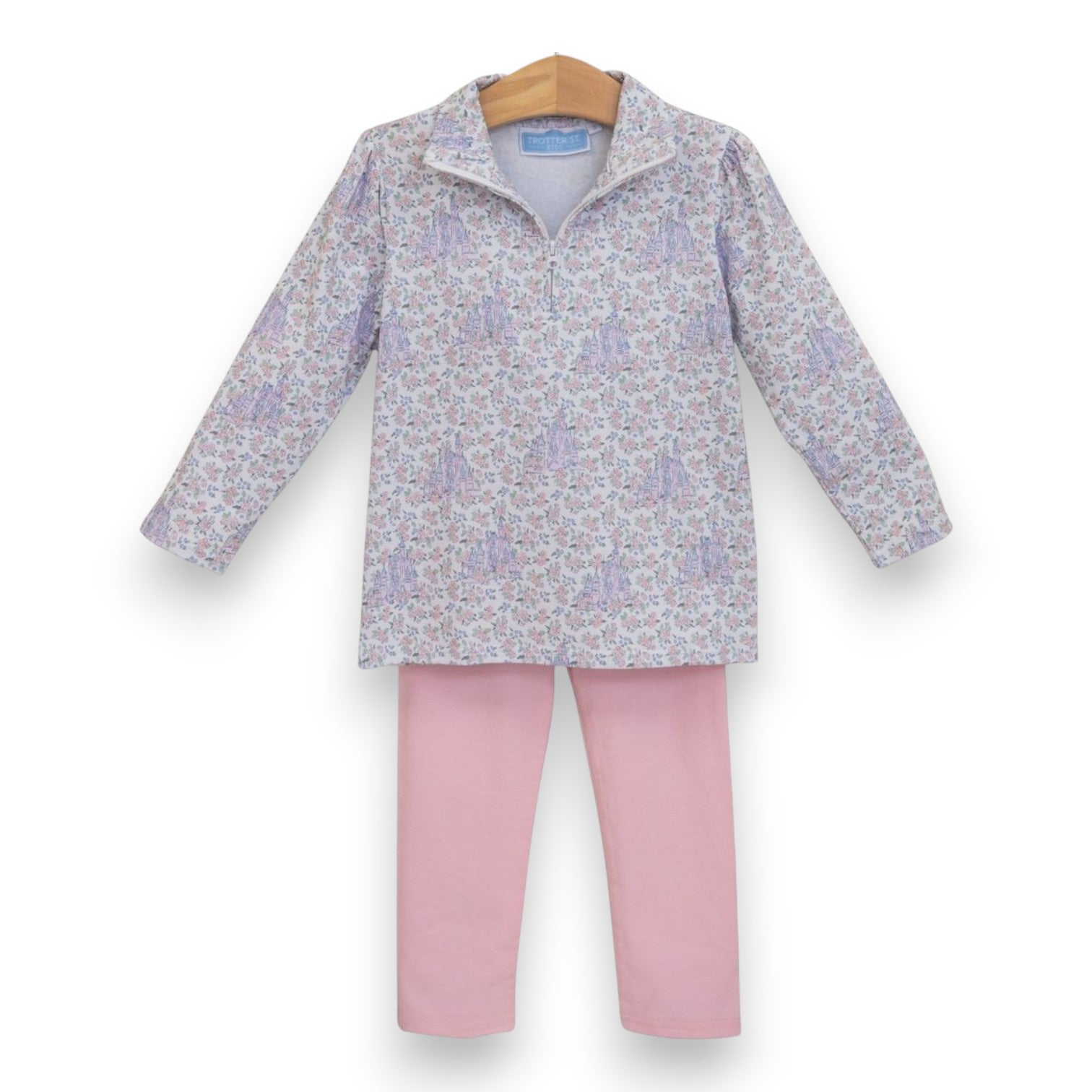 Trotter Street Kids Hidden Castle 1/4 Zip pullover Set TSK-02892 5307