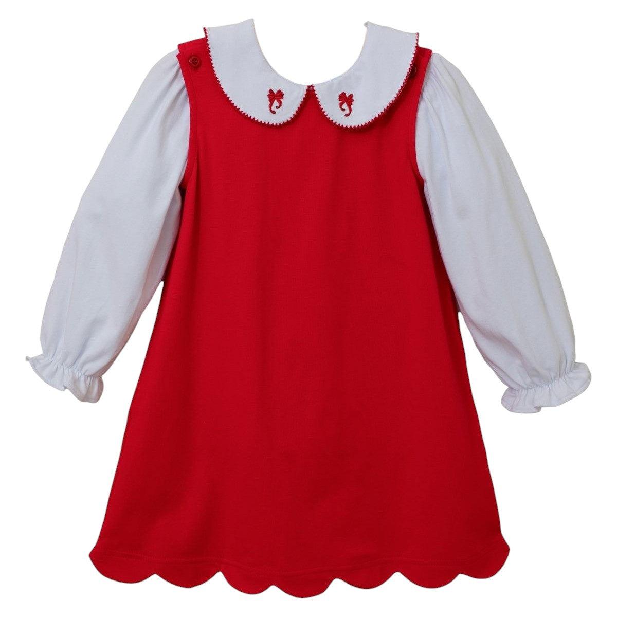 Trotter Street Kids Holiday Bow Dress Set TSK-02210 5208