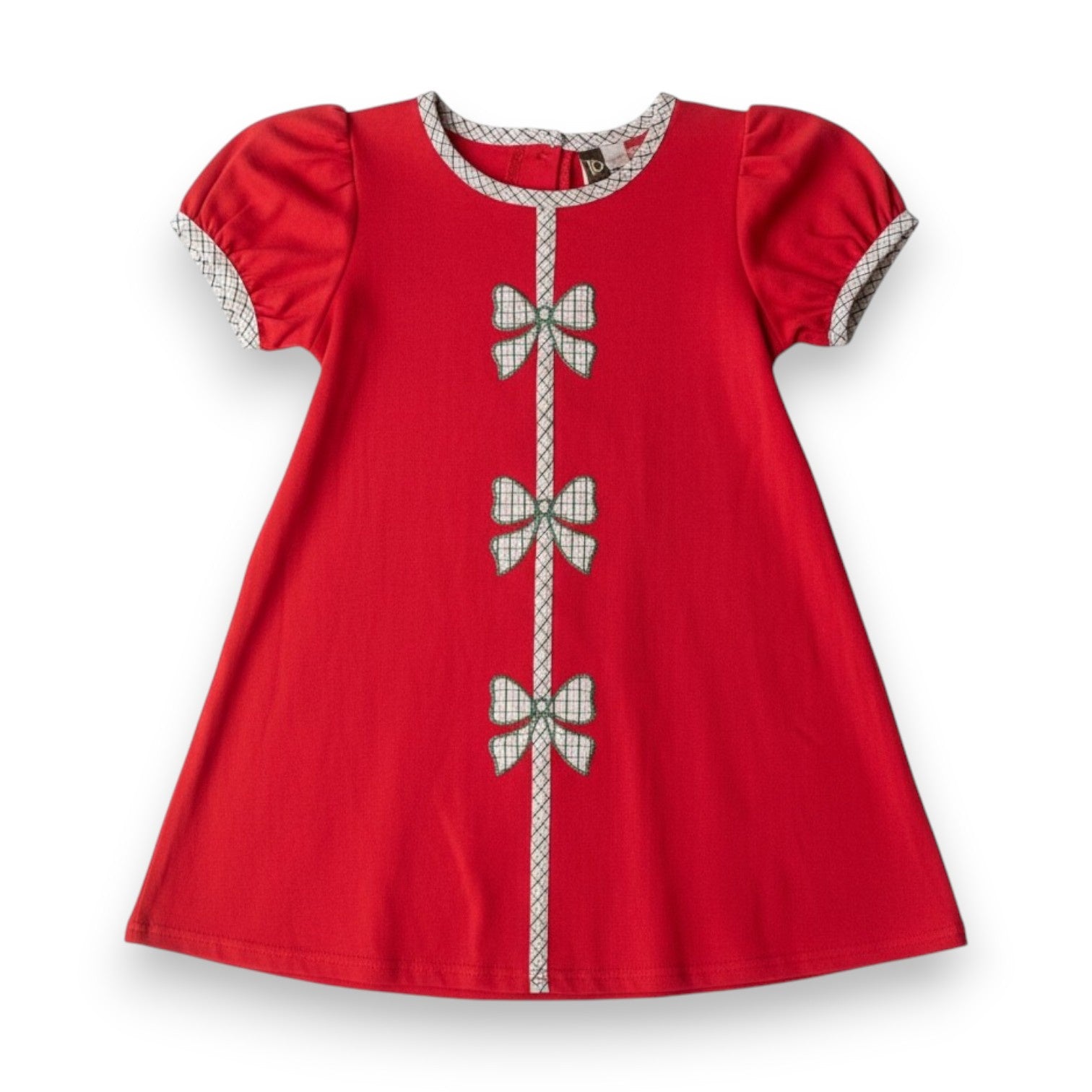 Banana Split Holly Bow Dress Red 400