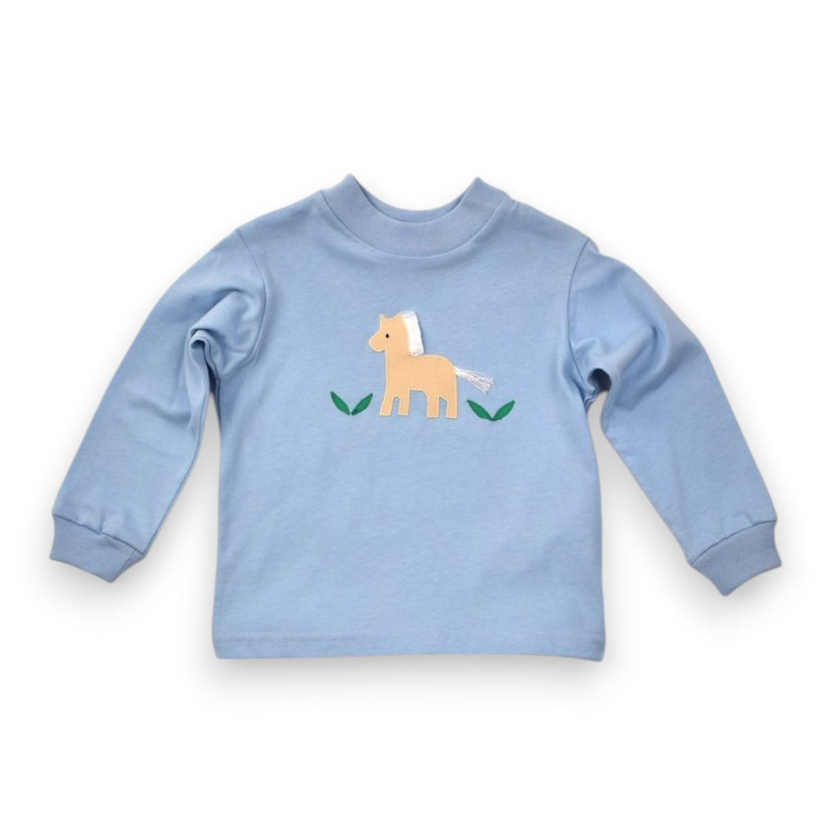 Funtasia Too Horse Long Sleeve Tee &Tan/Blue Plaid 79620/79621