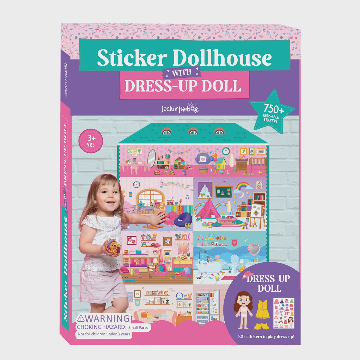 Hotaling Jack in the box Sticker Dollhouse
