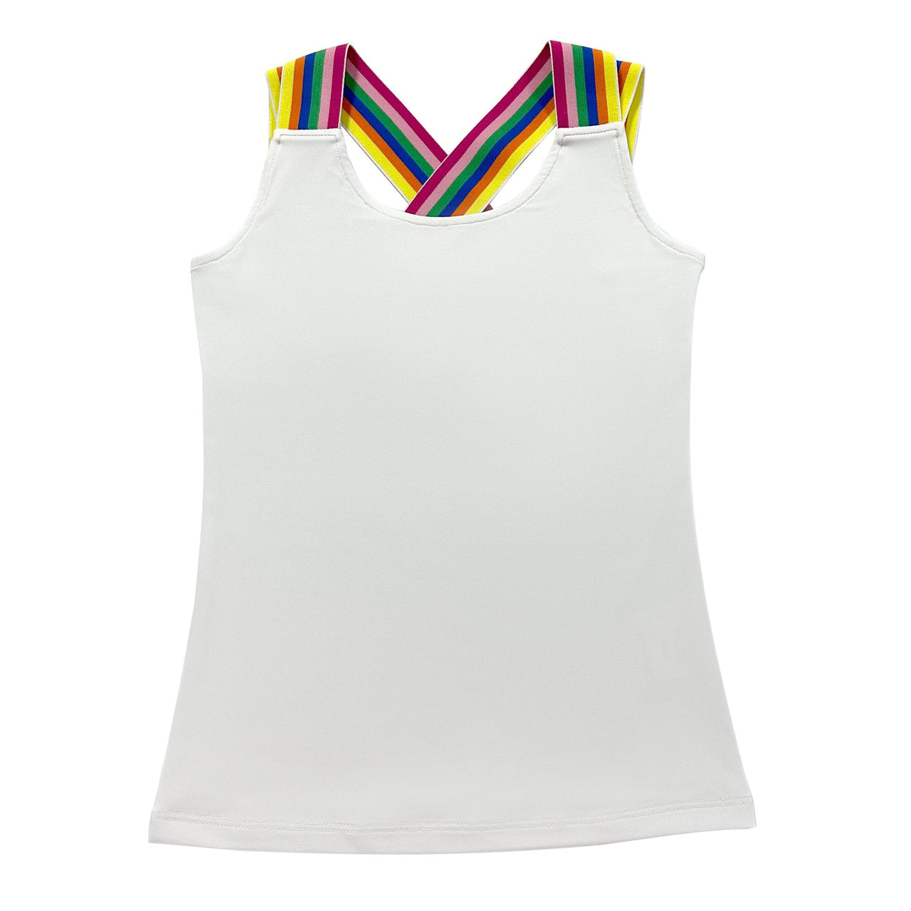 Little Olin White Tennis Tank 5203