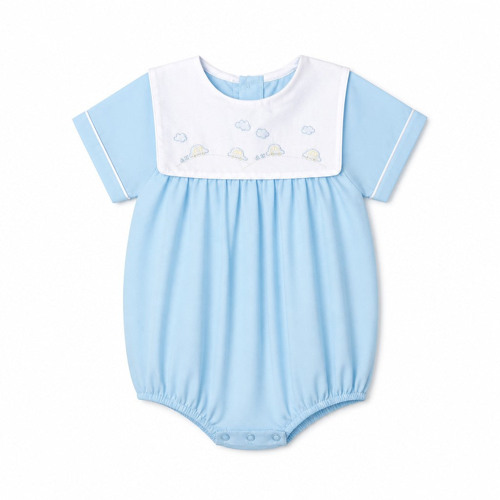 Auraluz Blue Car Shadow Emb Boy Bubble 619B 5307